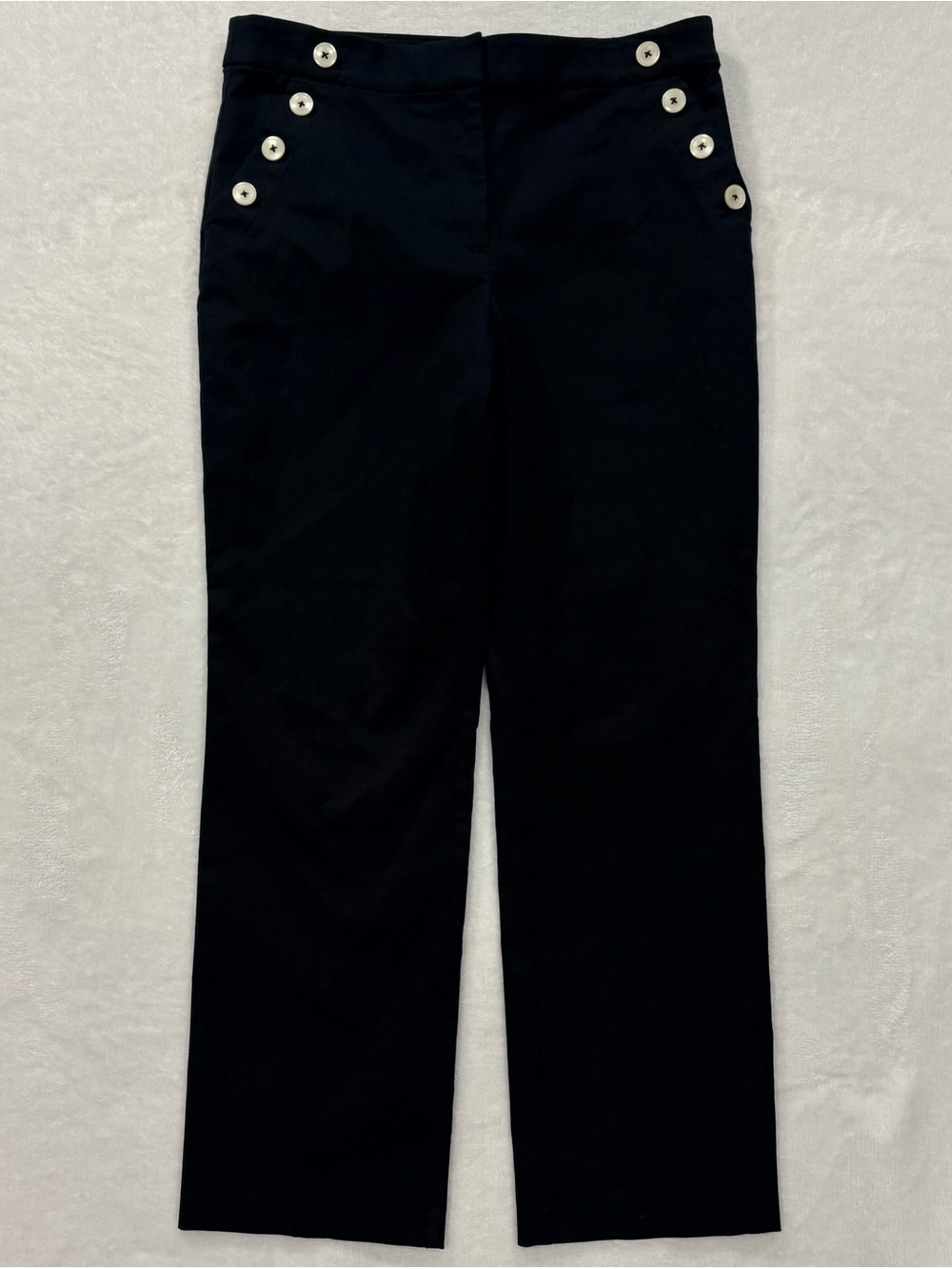 LOFT The Parker Straight Leg Black Dress Pants Women’s Size 10